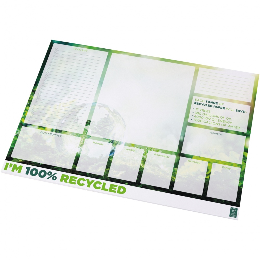 Logotrade advertising products photo of: Desk-Mate® A2 recycled notepad